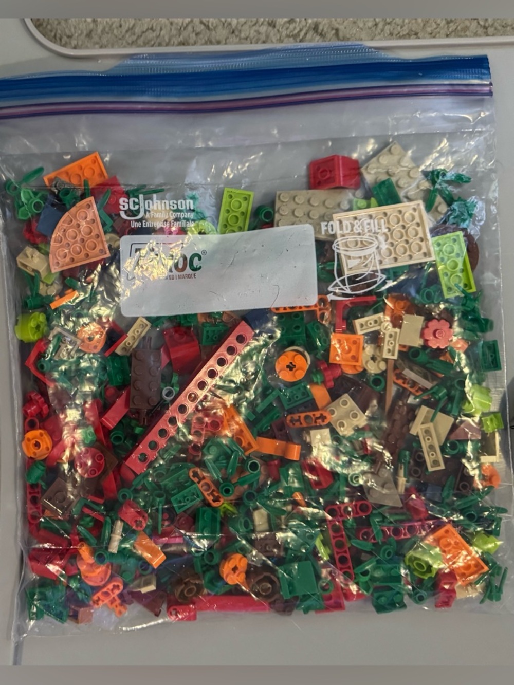 LEGO Bulk Lot Plants Leaves Parts Mixed Pieces Green Red Bundle - Picture 4 of 5